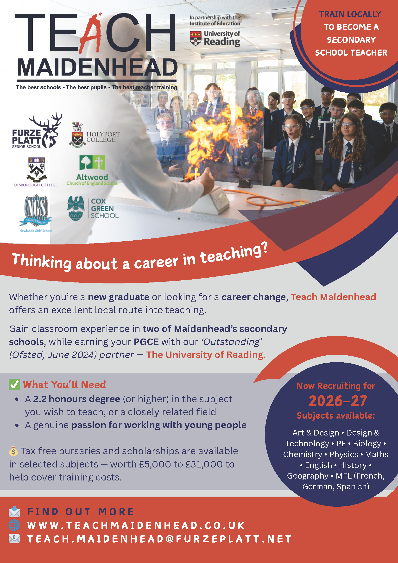 Teach Maidenhead Poster