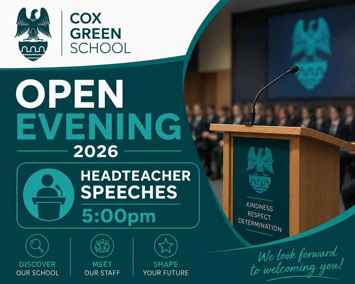 Open Evening Booking 5pm