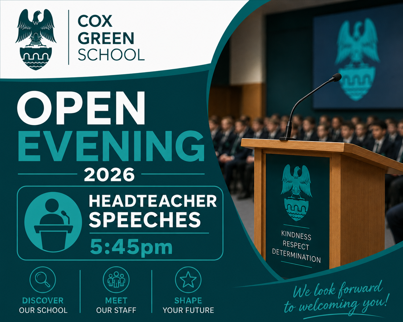 Open Evening Booking 5:45pm