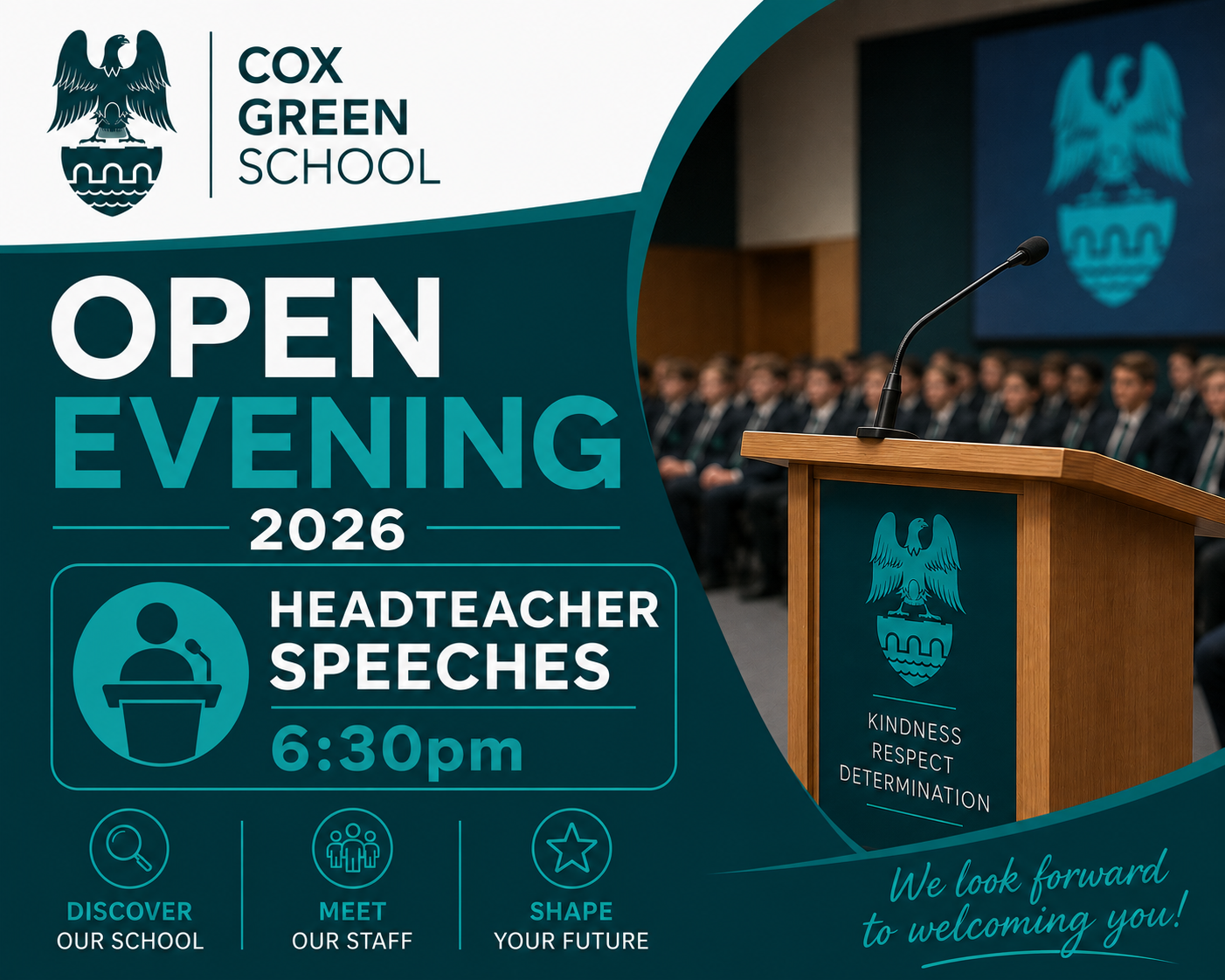Open Evening Booking 6:30pm